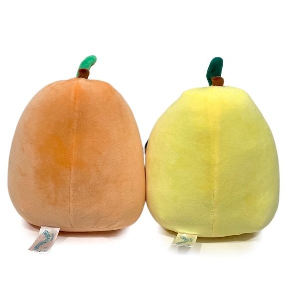 Squishmallows Official Kellytoy Orin Orange & Leticia Lemon BFF 4 EVER Plushies - Picture 3 of 11